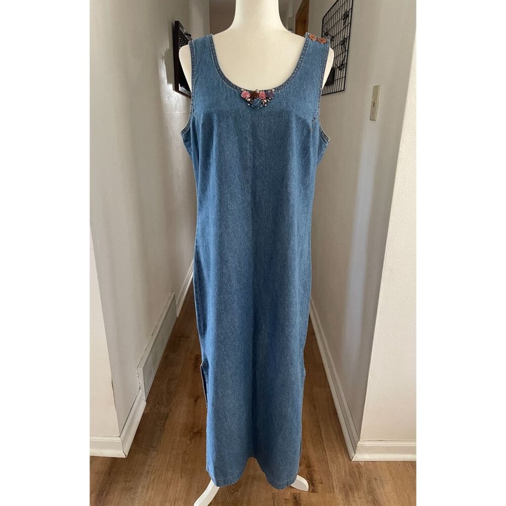EUC Vintage Monique Fashion Denim Dress